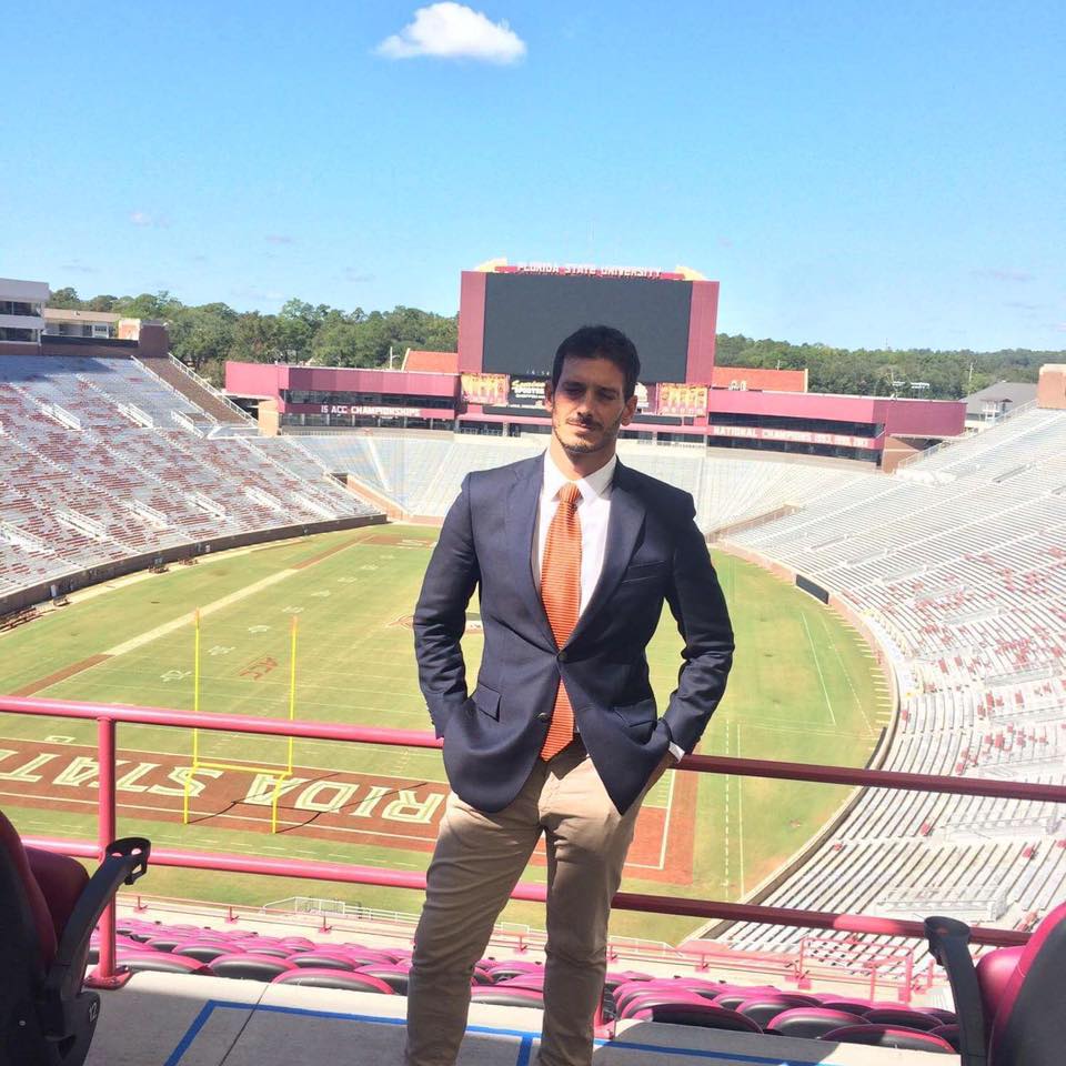 Frank Nero in Tallahassee, FSU football stadium