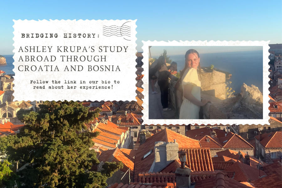 History major Ashley Krupa