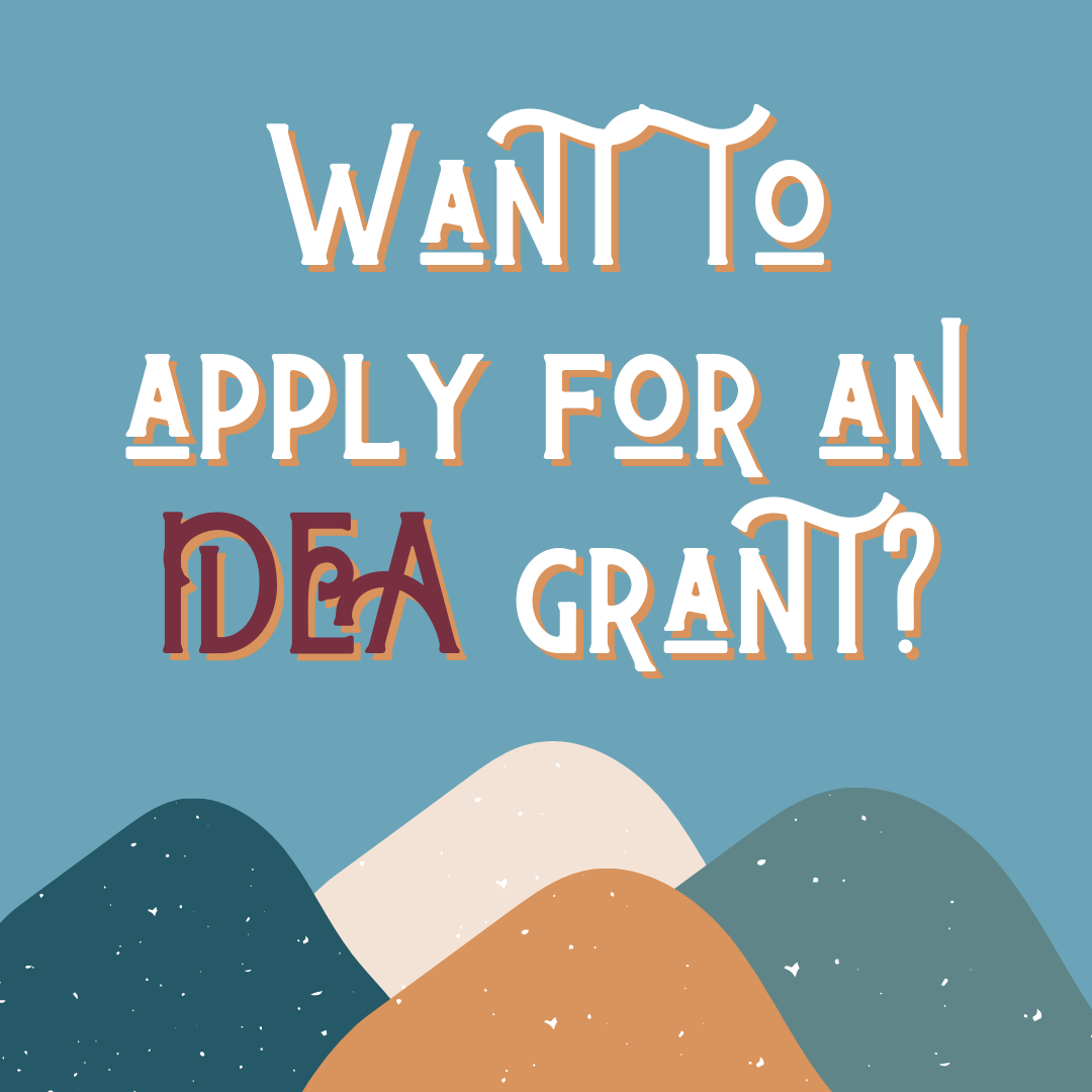 Want to apply for an IDEA grant?