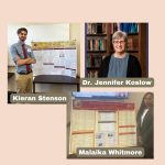 Photos of Dr. Jennifer Koslow, Kieran Stenson, Malaika Whitmore