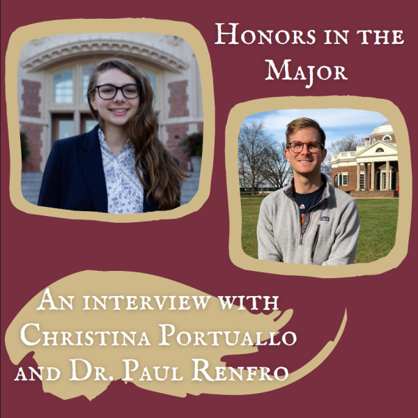 Pictures of Christina Portuallo and Dr. Paul Renfro