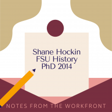 Notes from the workfront graphic, Shane Hockin